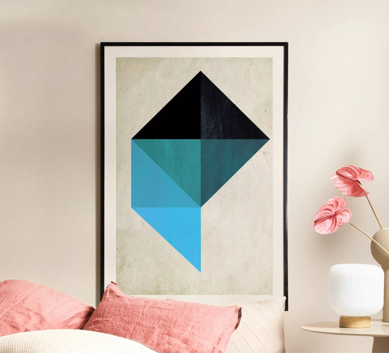 Trapez No.5 poster de Kubistika