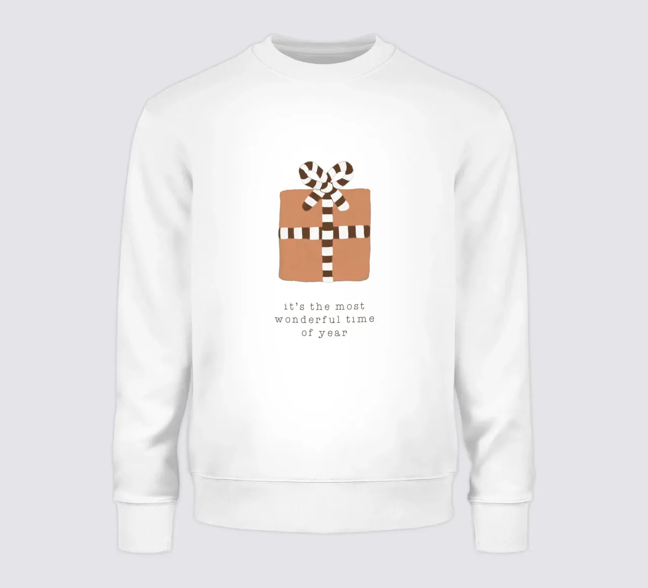 Blush Most Wonderful Time of Year sweatshirt by Orara Studio