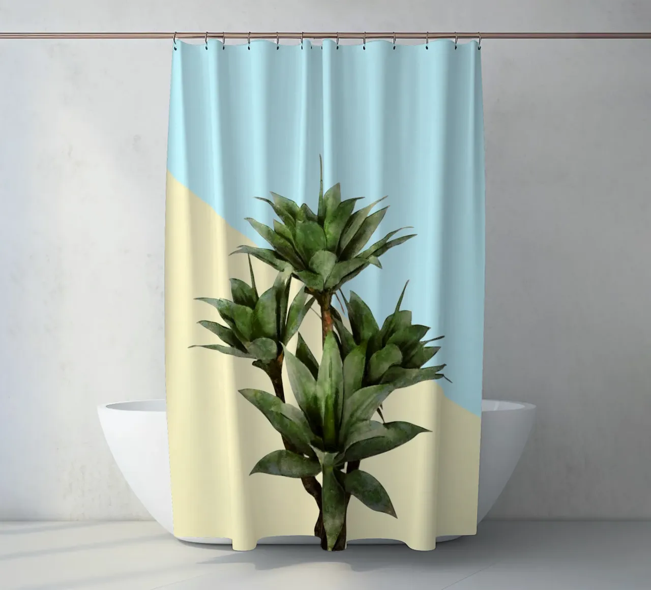 Agave 02 Duschvorhang von amini54