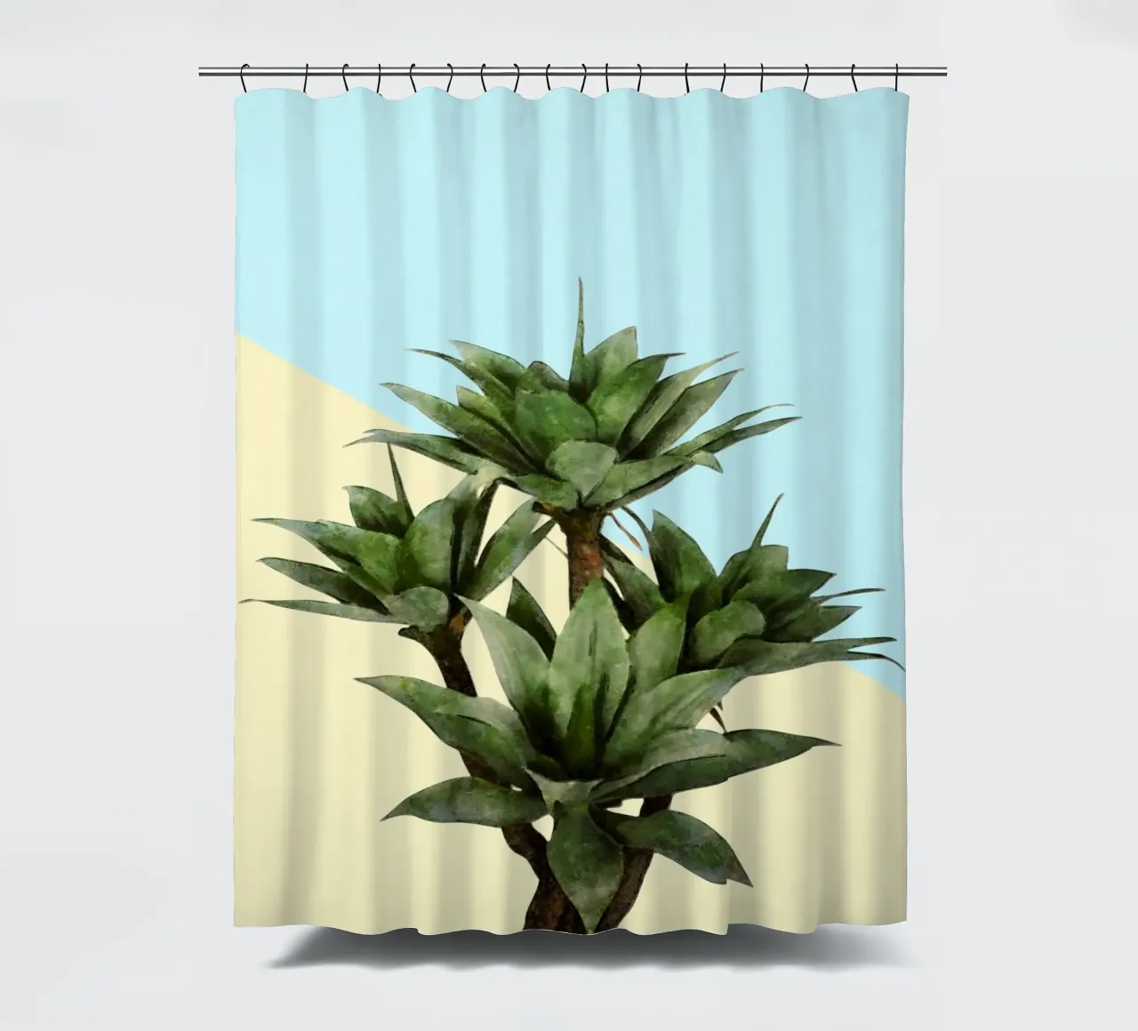 Agave 02 Duschvorhang von amini54
