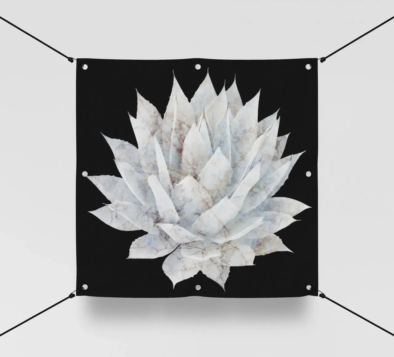 Marmo bianco Agave telo in pvc da amini54