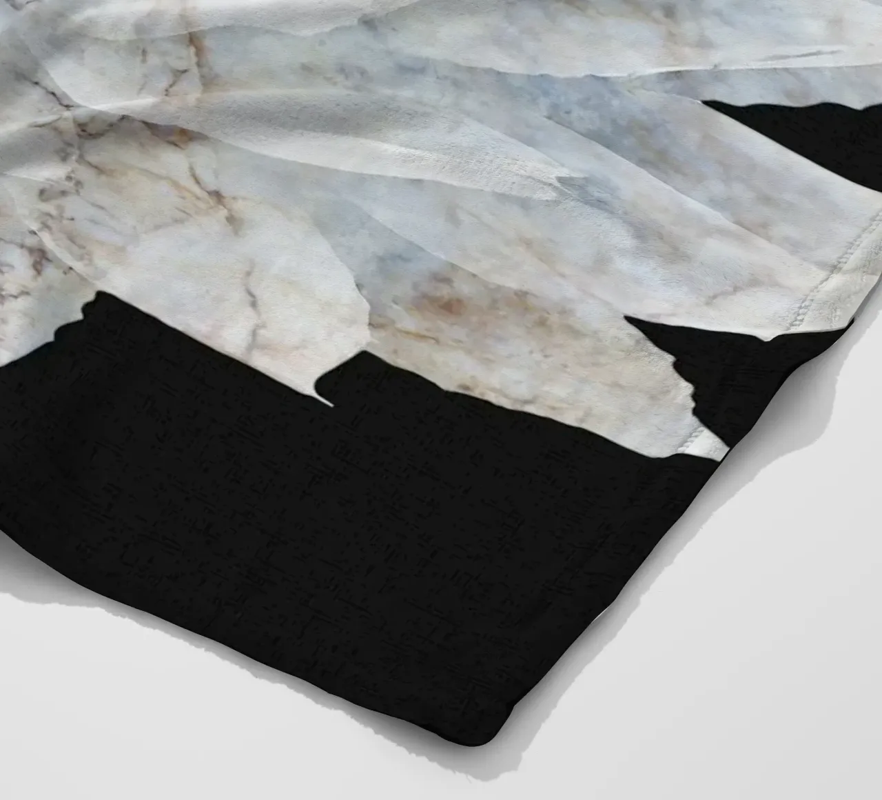 Marmo bianco Agave coperta in pile da amini54