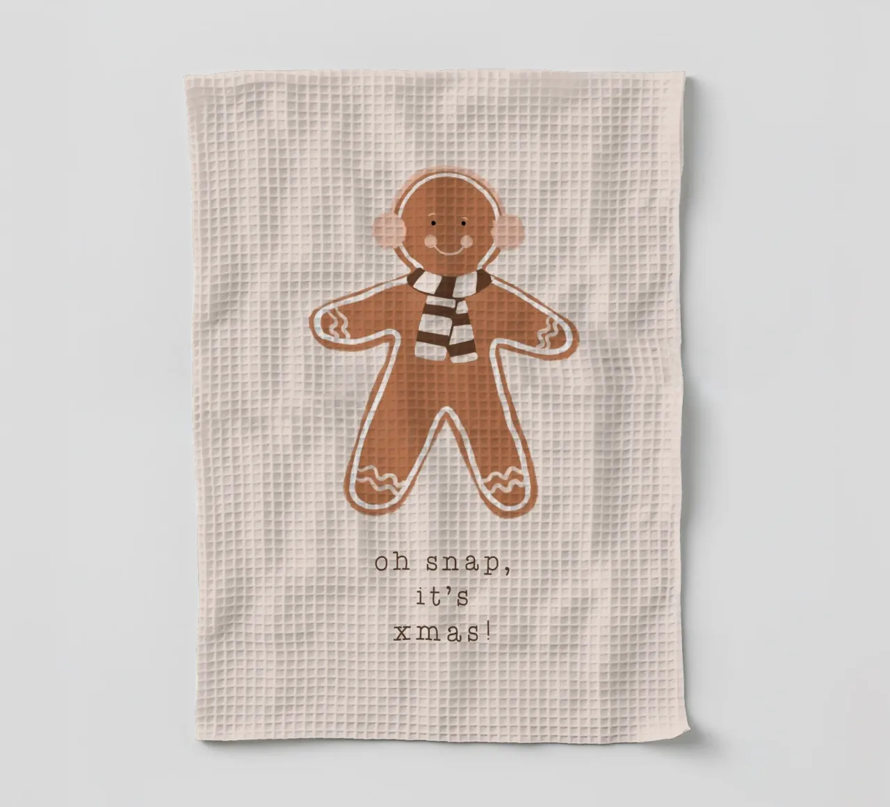 Blush Oh Snap It's Xmas canovaccio da cucina da Orara Studio