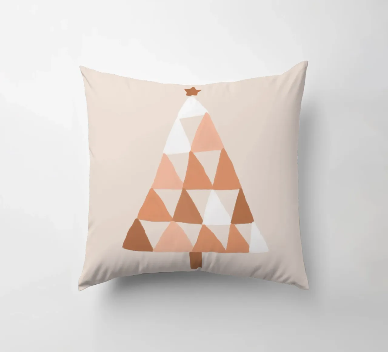 Albero di Natale color pastello Blush cuscino da Orara Studio