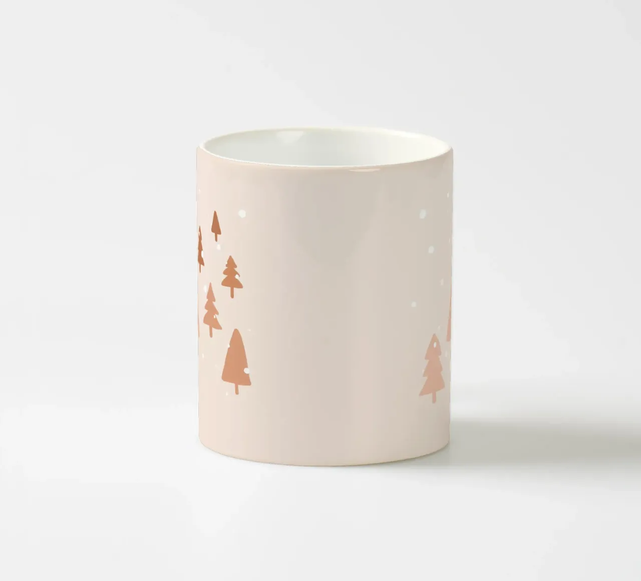 Alberi invernali color pastello tazza in ceramica da Orara Studio