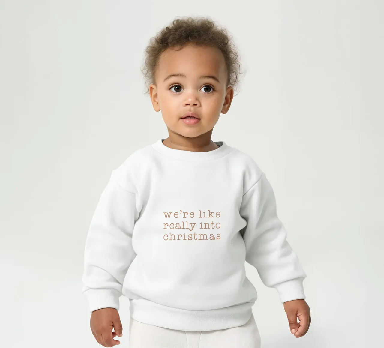 Blush Really Into Christmas felpa neonato da Orara Studio