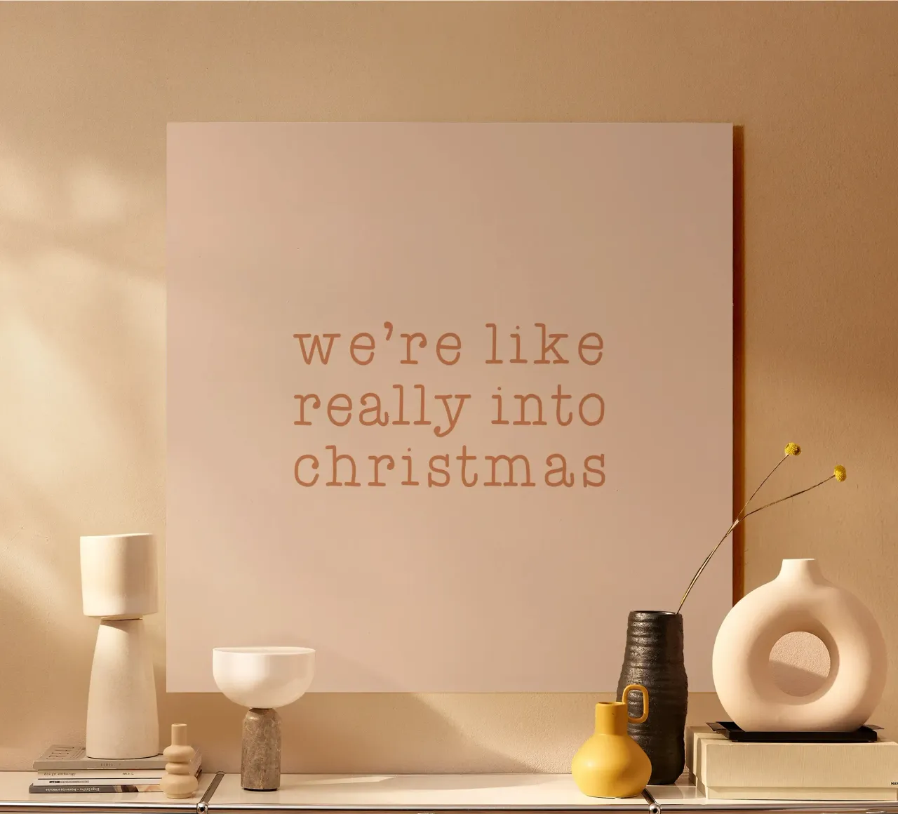 Blush Really Into Christmas alu-dibond by Orara Studio