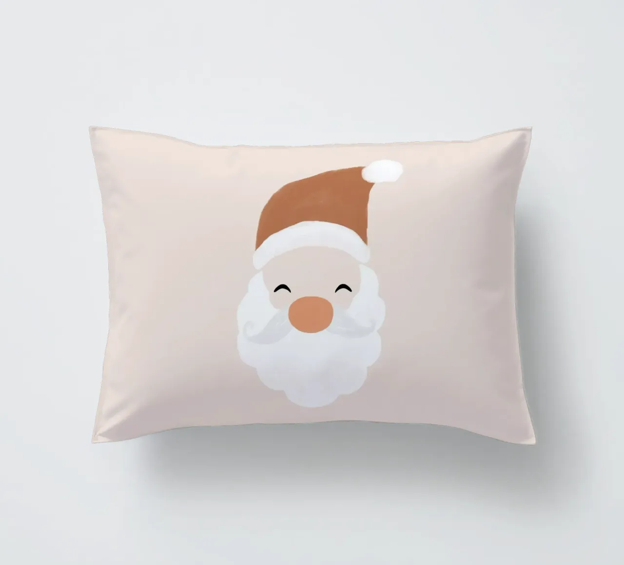 Blush Santa decorative cushion by Orara Studio