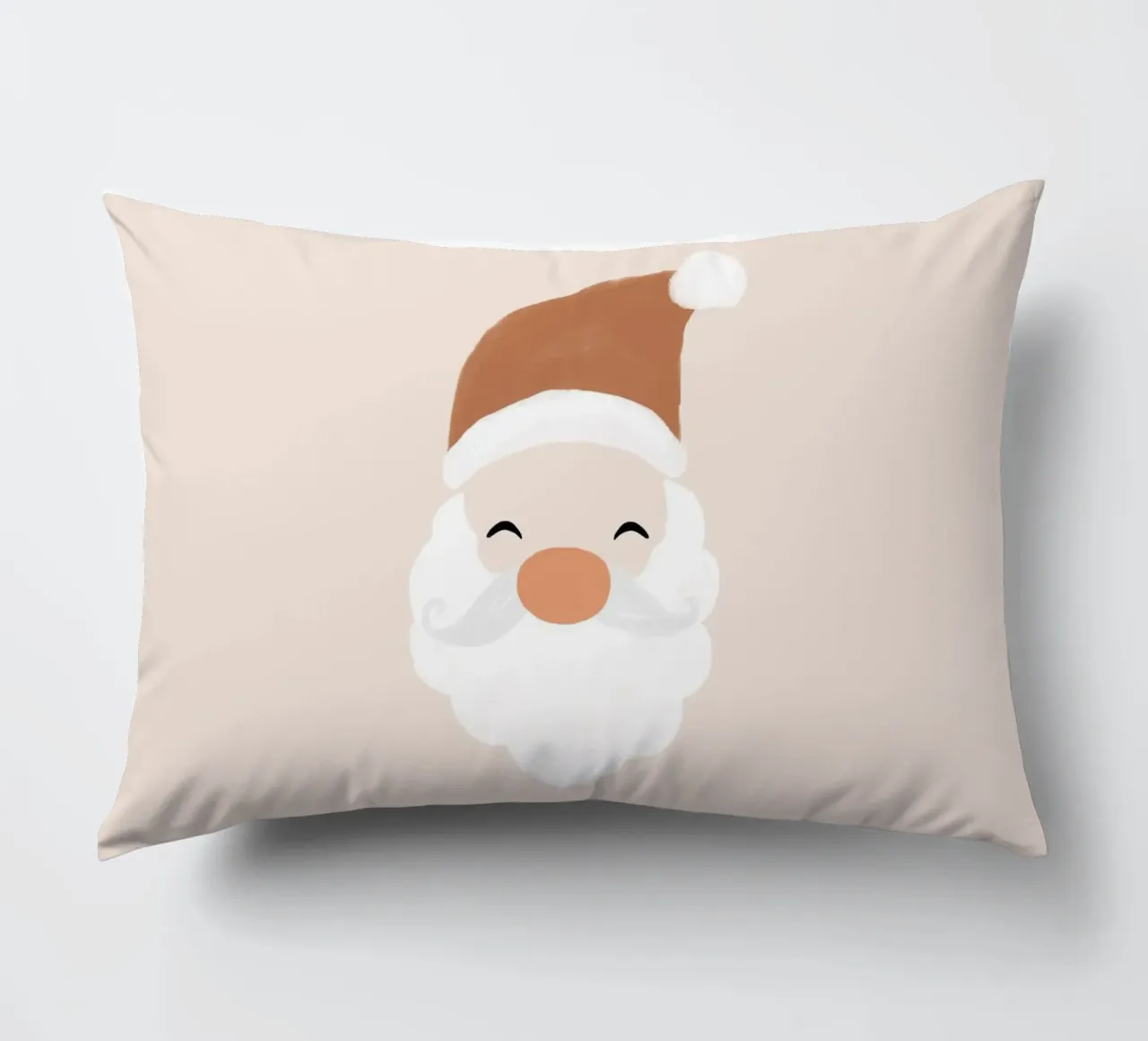 Blush Santa decorative cushion by Orara Studio