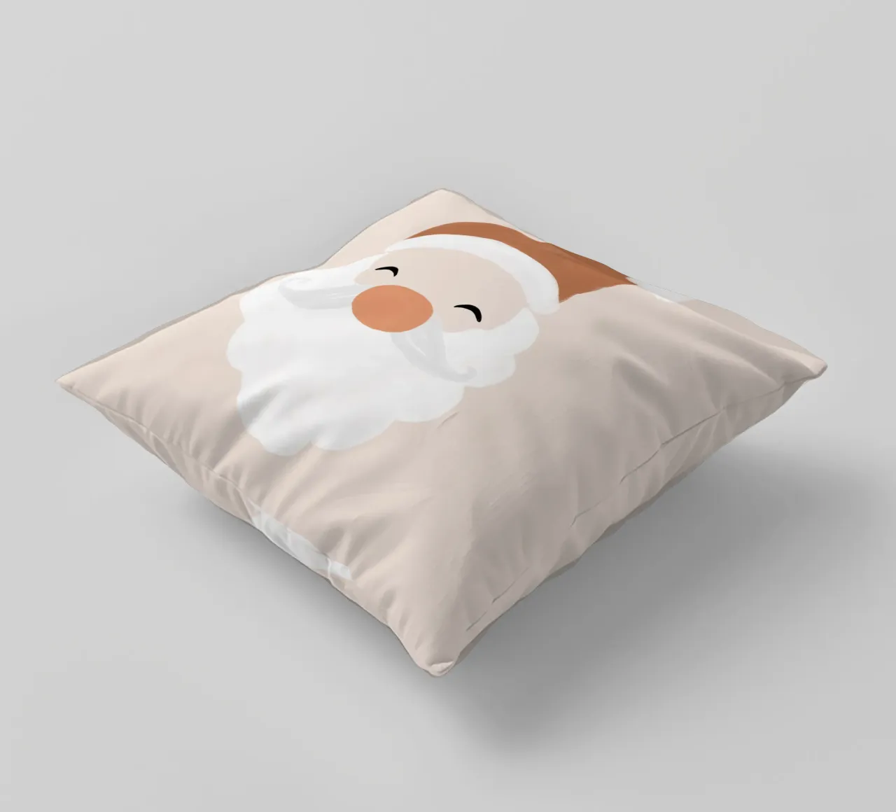 Blush Santa decorative cushion by Orara Studio