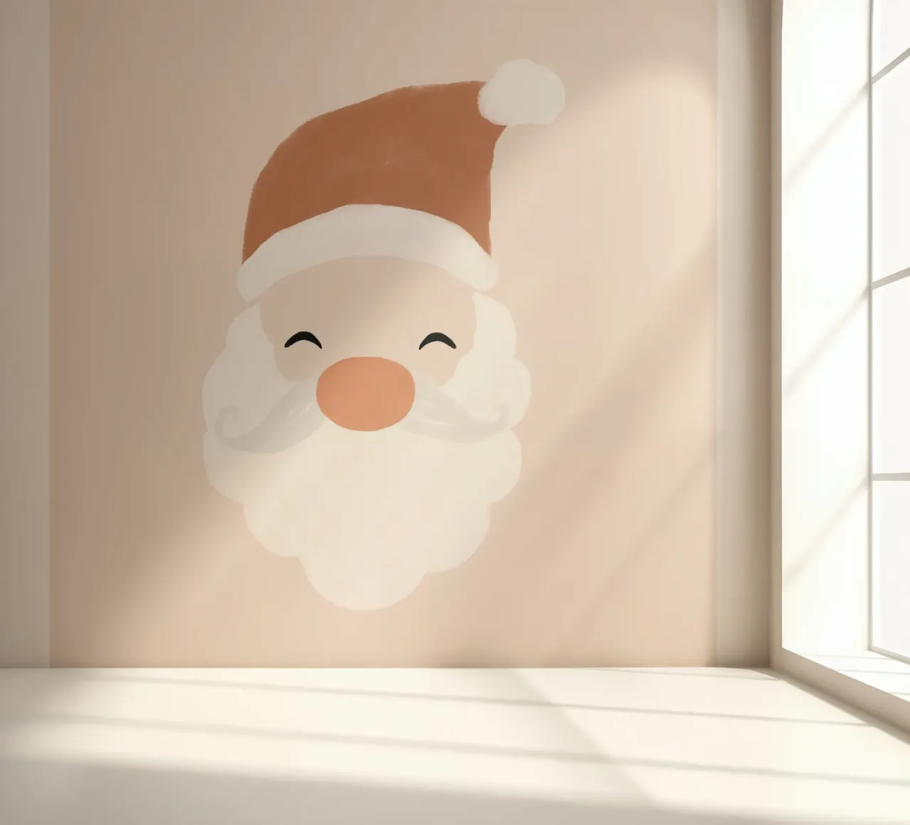 Blush Santa photo wallpaper by Orara Studio