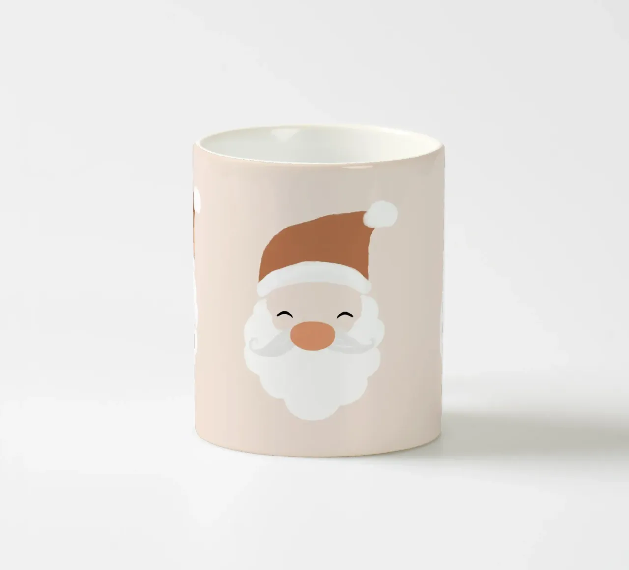Babbo Natale in blush tazza in ceramica da Orara Studio