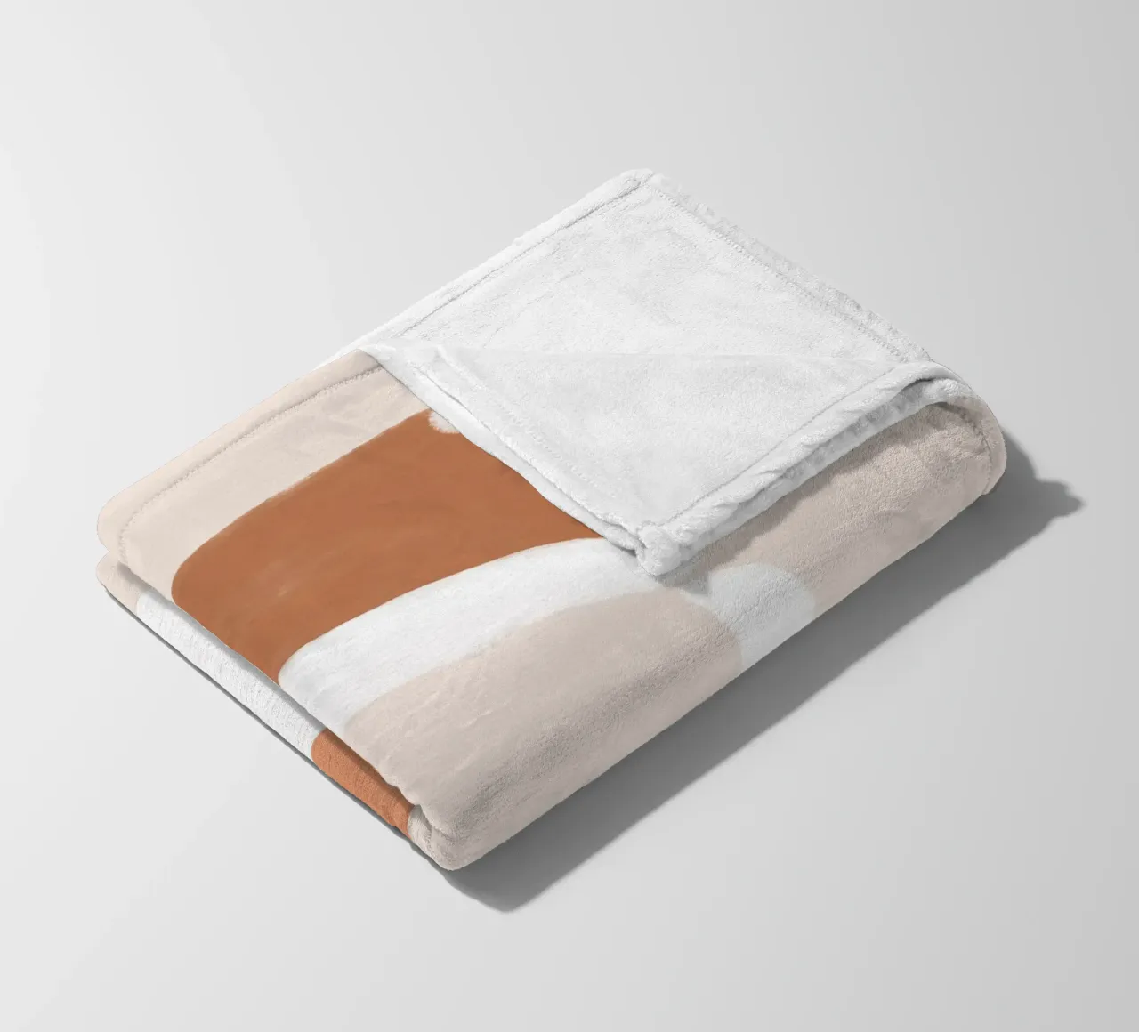 Babbo Natale in blush coperta in pile da Orara Studio