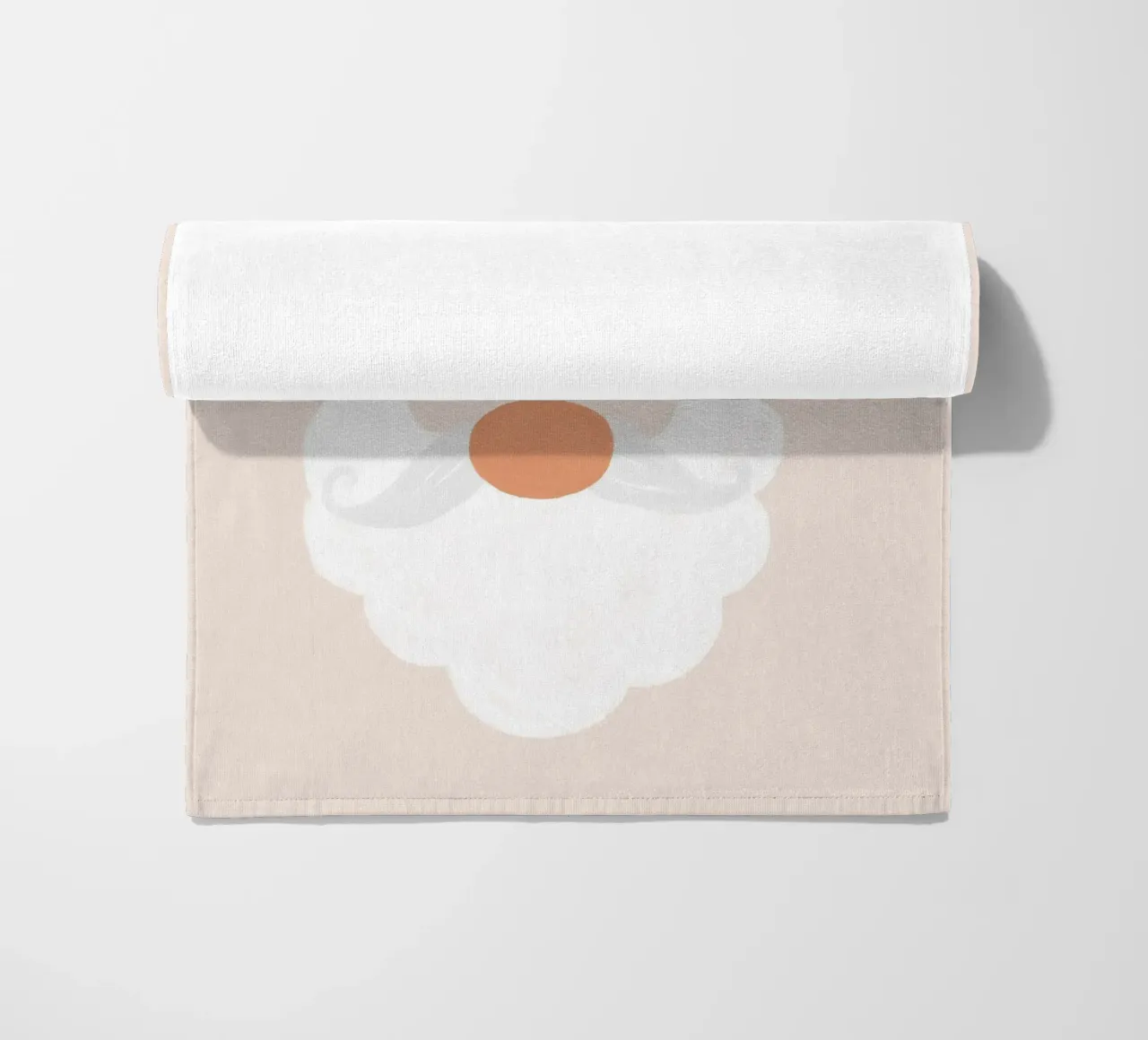 Babbo Natale in blush telo mare da Orara Studio