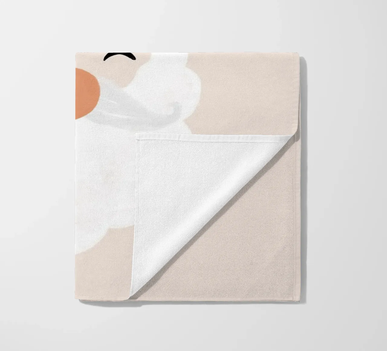 Babbo Natale in blush telo mare da Orara Studio