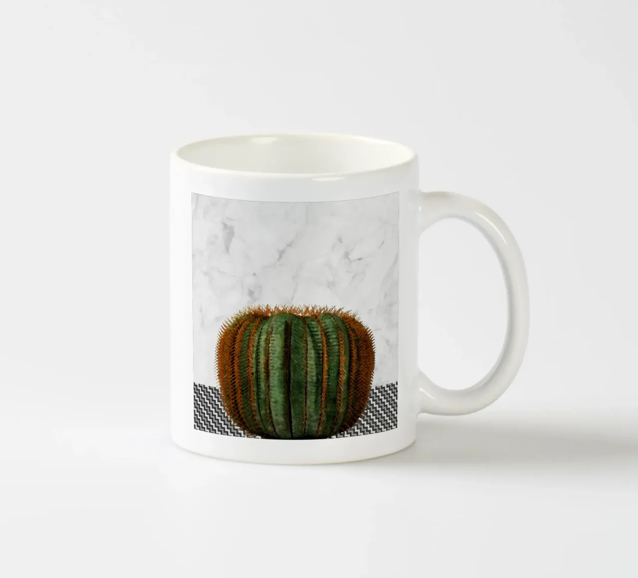 Palla di cactus tazza in ceramica da amini54
