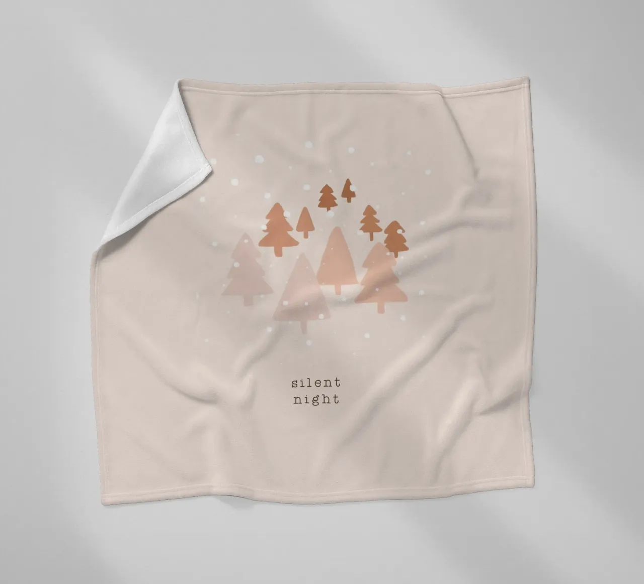 Blush Notte silenziosa coperta in pile da Orara Studio