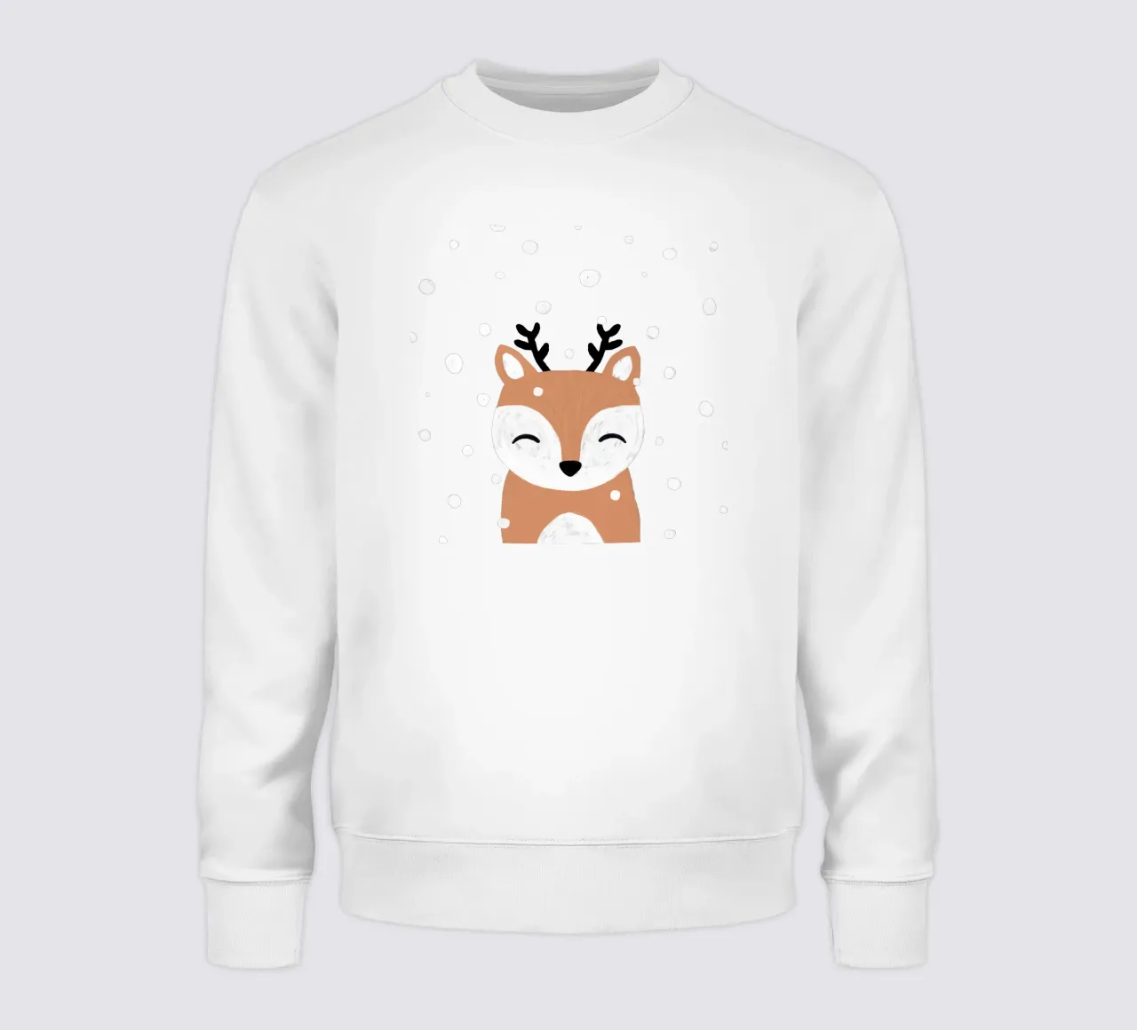 Neve e cervo felpa da Orara Studio