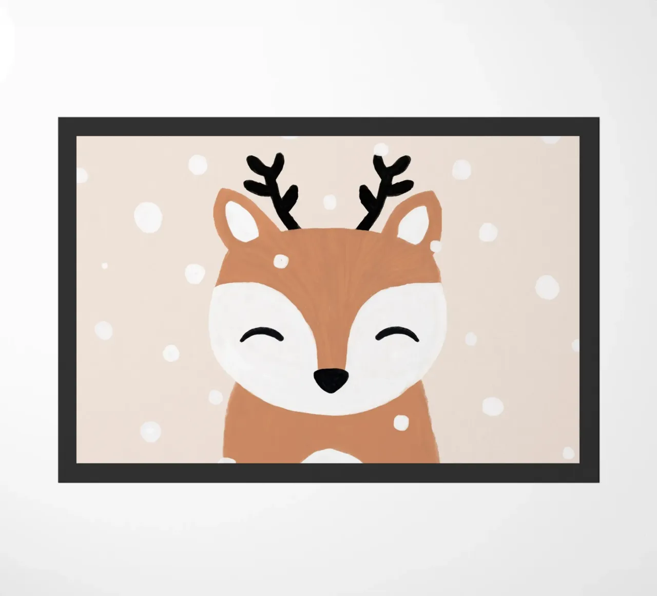 Neve e cervo zerbino da Orara Studio