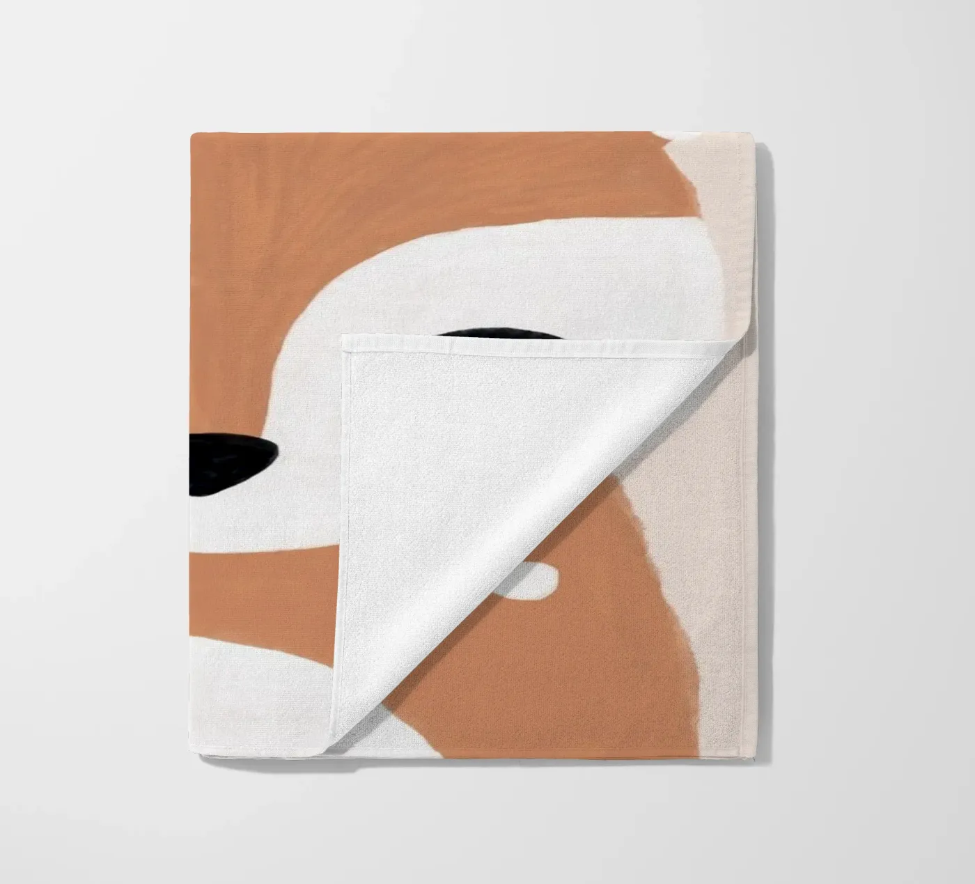 Neve e cervo telo mare da Orara Studio