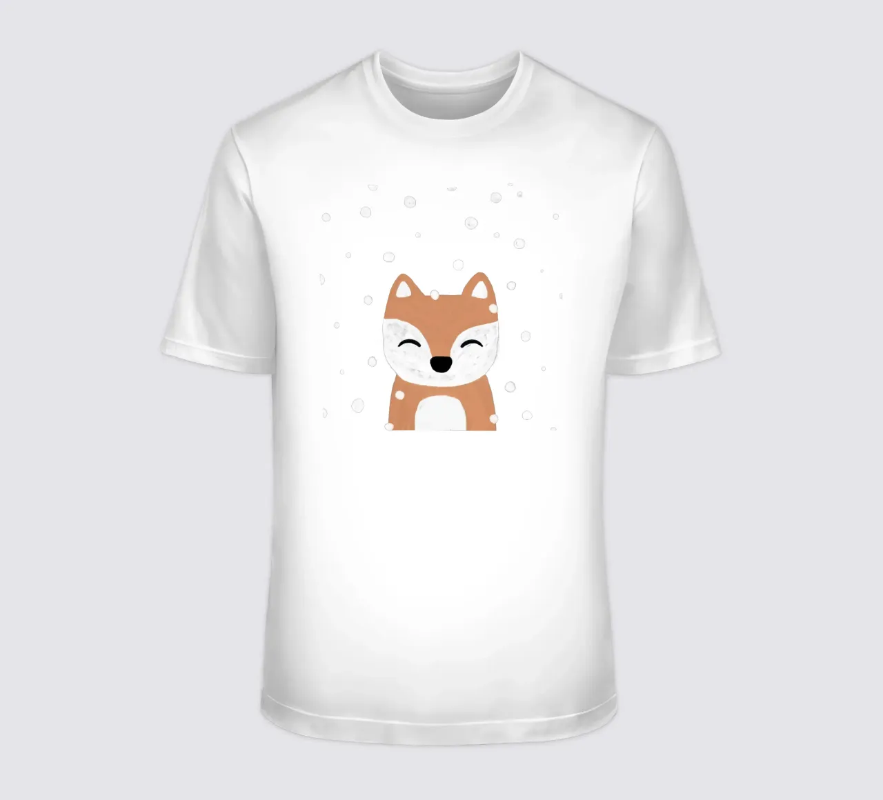 Neve e volpe t-shirt da Orara Studio