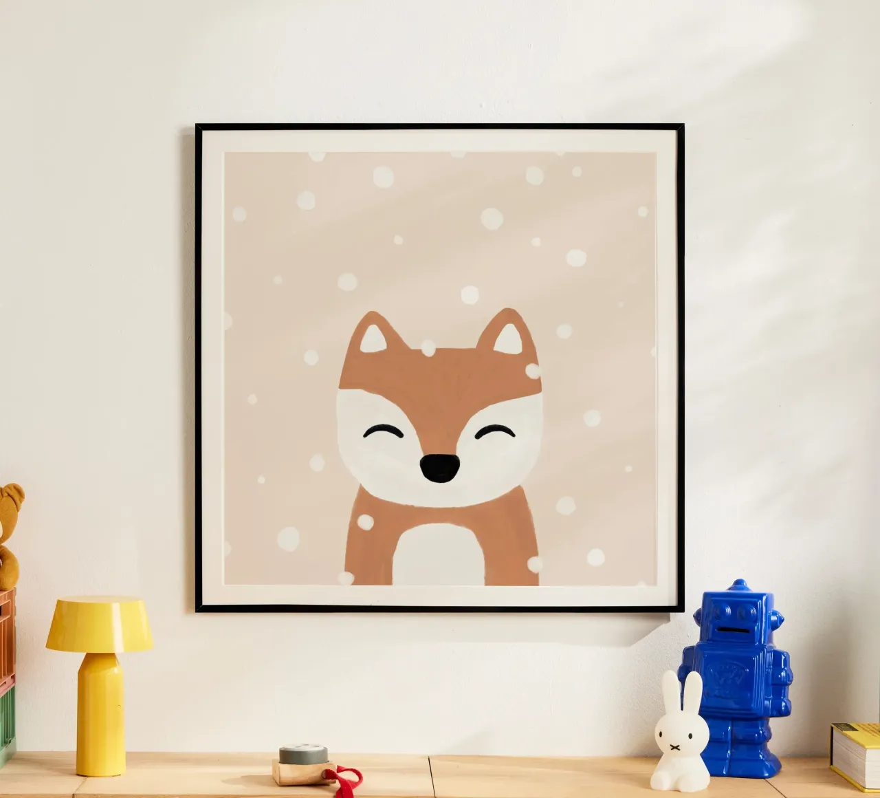 Neve e volpe poster da Orara Studio