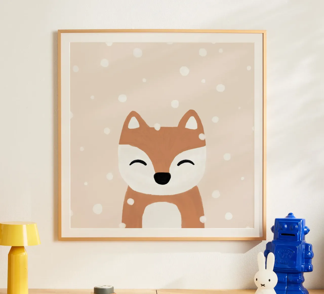 Neve e volpe poster da Orara Studio