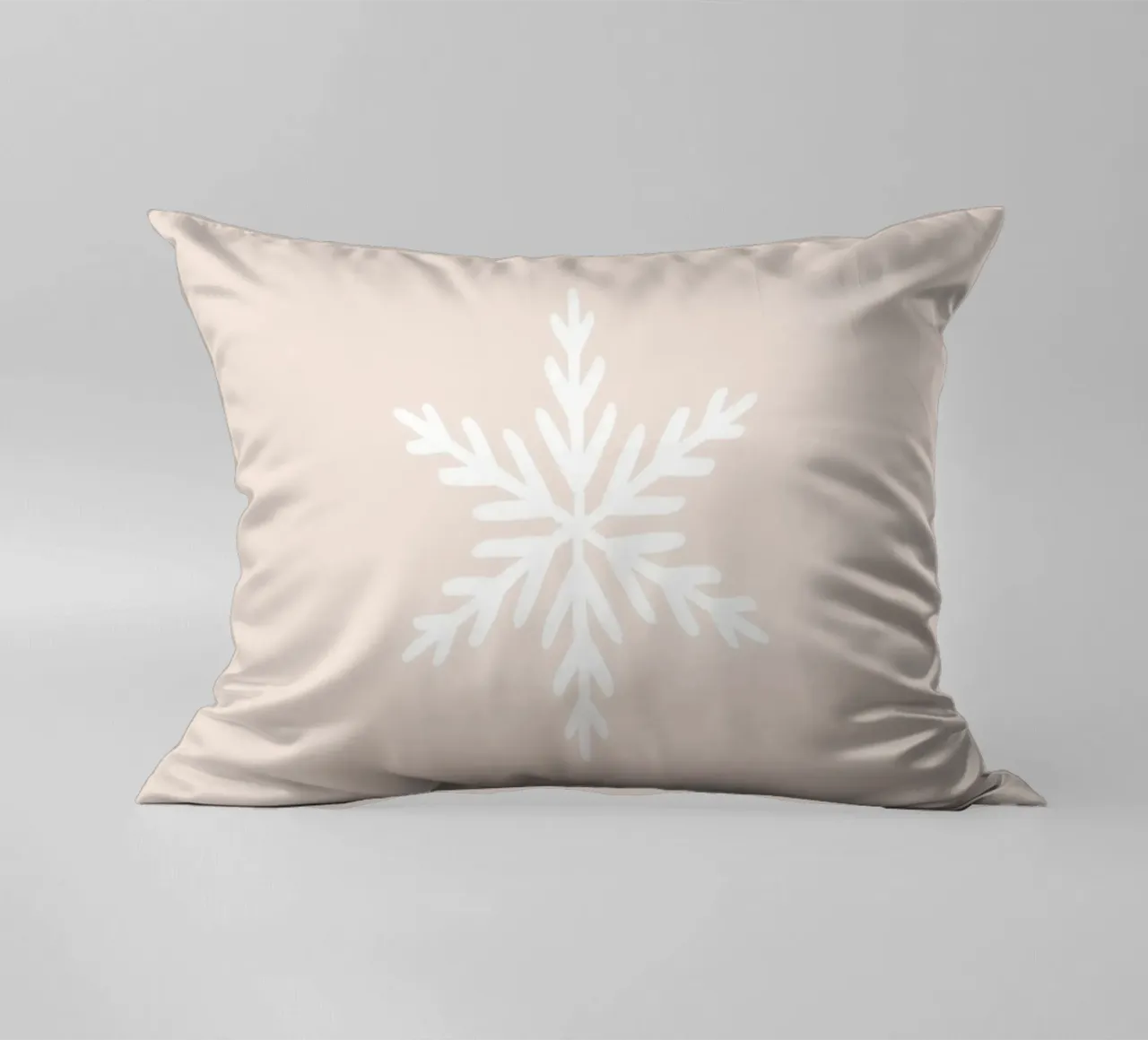 Fiocco di neve Blush cuscino da Orara Studio