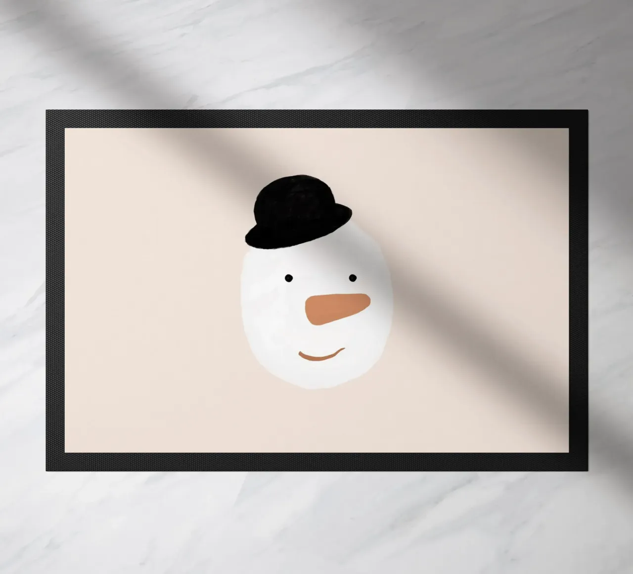Pupazzo di neve Blush zerbino da Orara Studio
