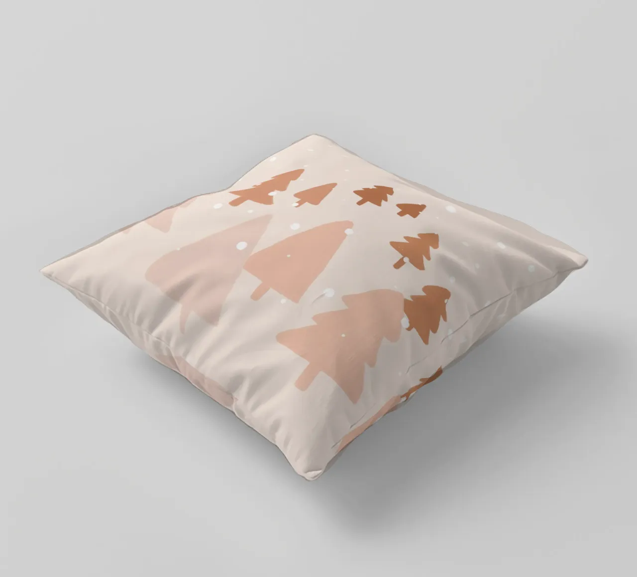 Foresta invernale Blush cuscino da Orara Studio