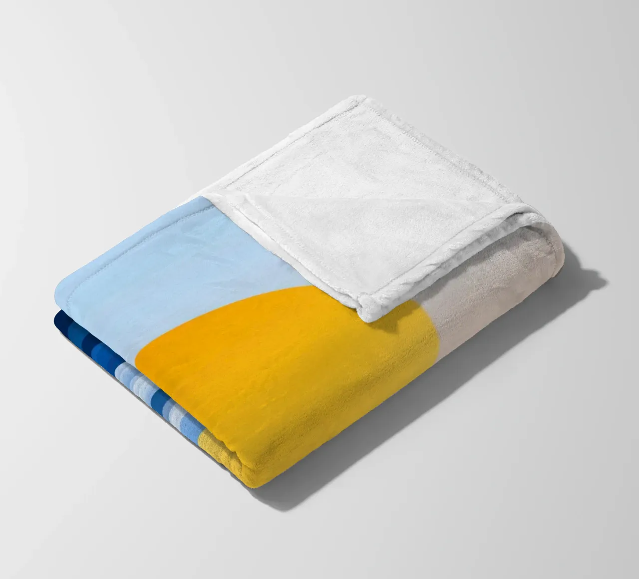 Alba minimalista sulle colline coperta in pile da Affiches Soleil & Déco Lumineuse – Sunny