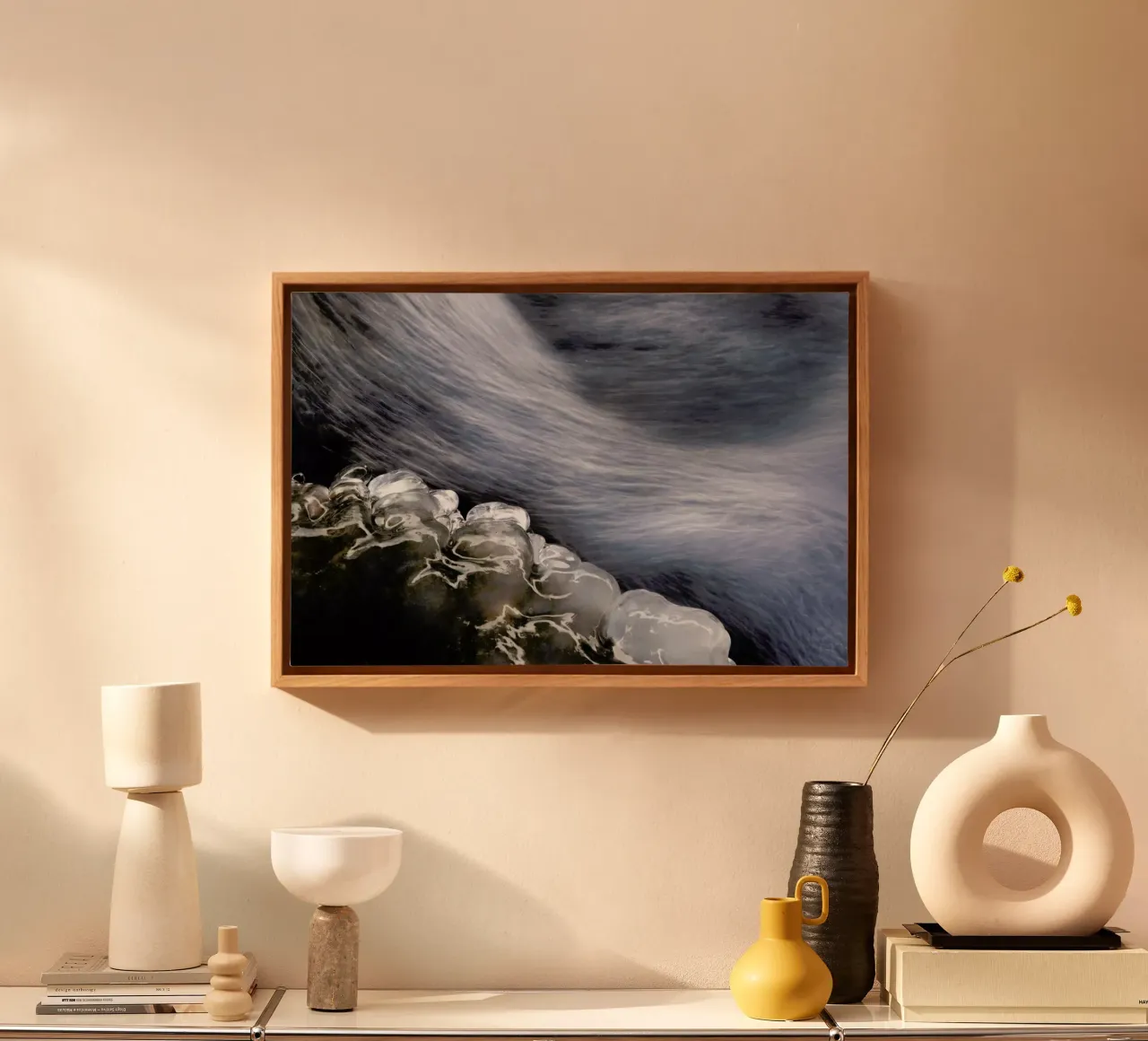 Ice & water - Vito Miribung tela con Cornice a cassetta da Pictufy