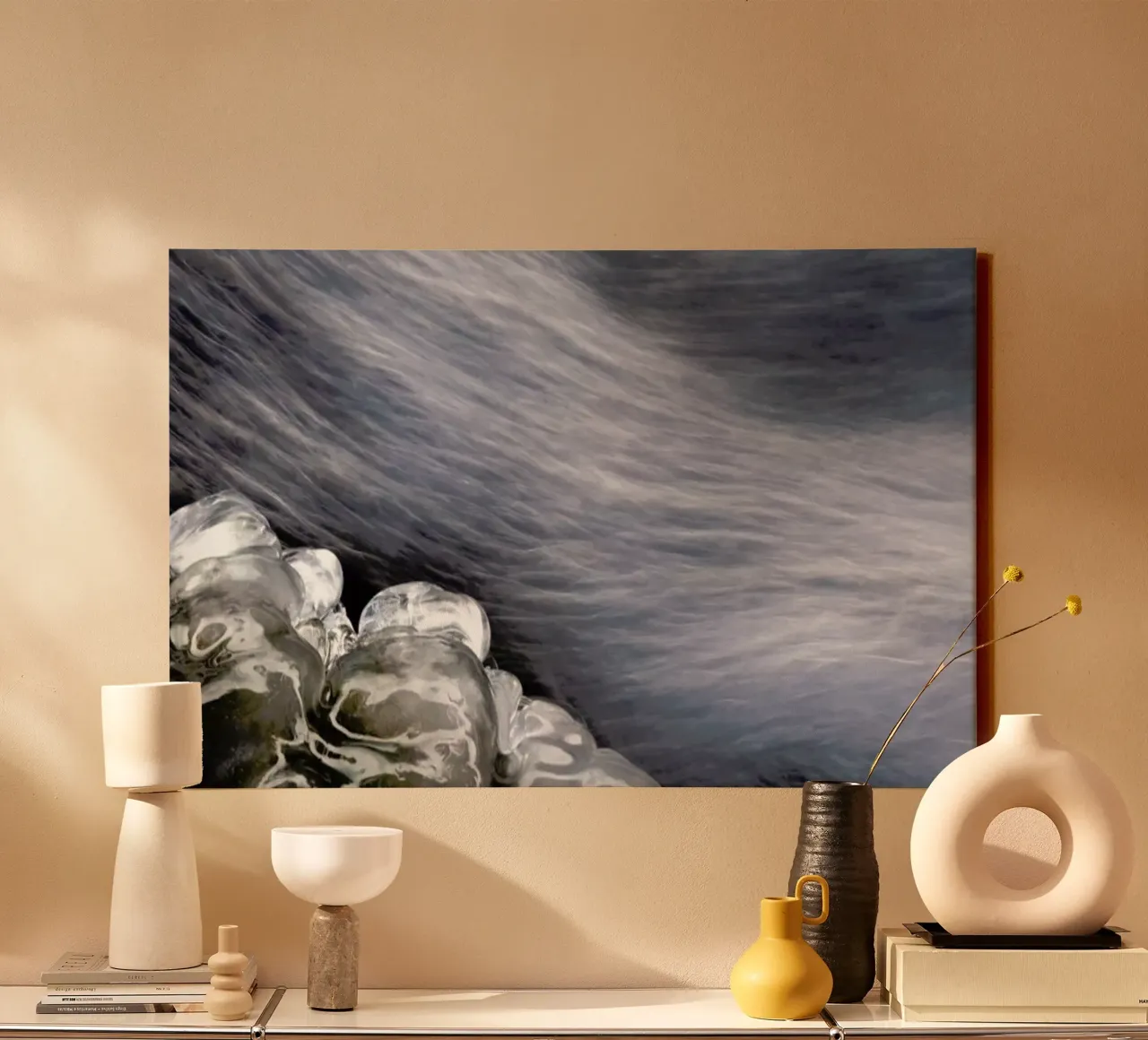 Ice & water - Vito Miribung tela con Cornice a cassetta da Pictufy