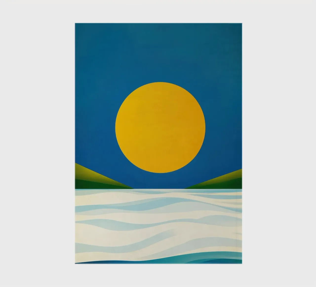 Minimalist beach at Soleil d'Or notebook by Affiches Soleil & Déco Lumineuse – Sunny