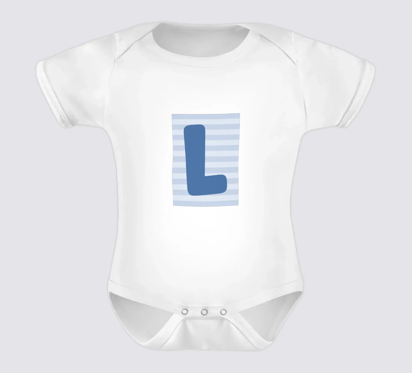 Initials blue body bébé de we line studio - design