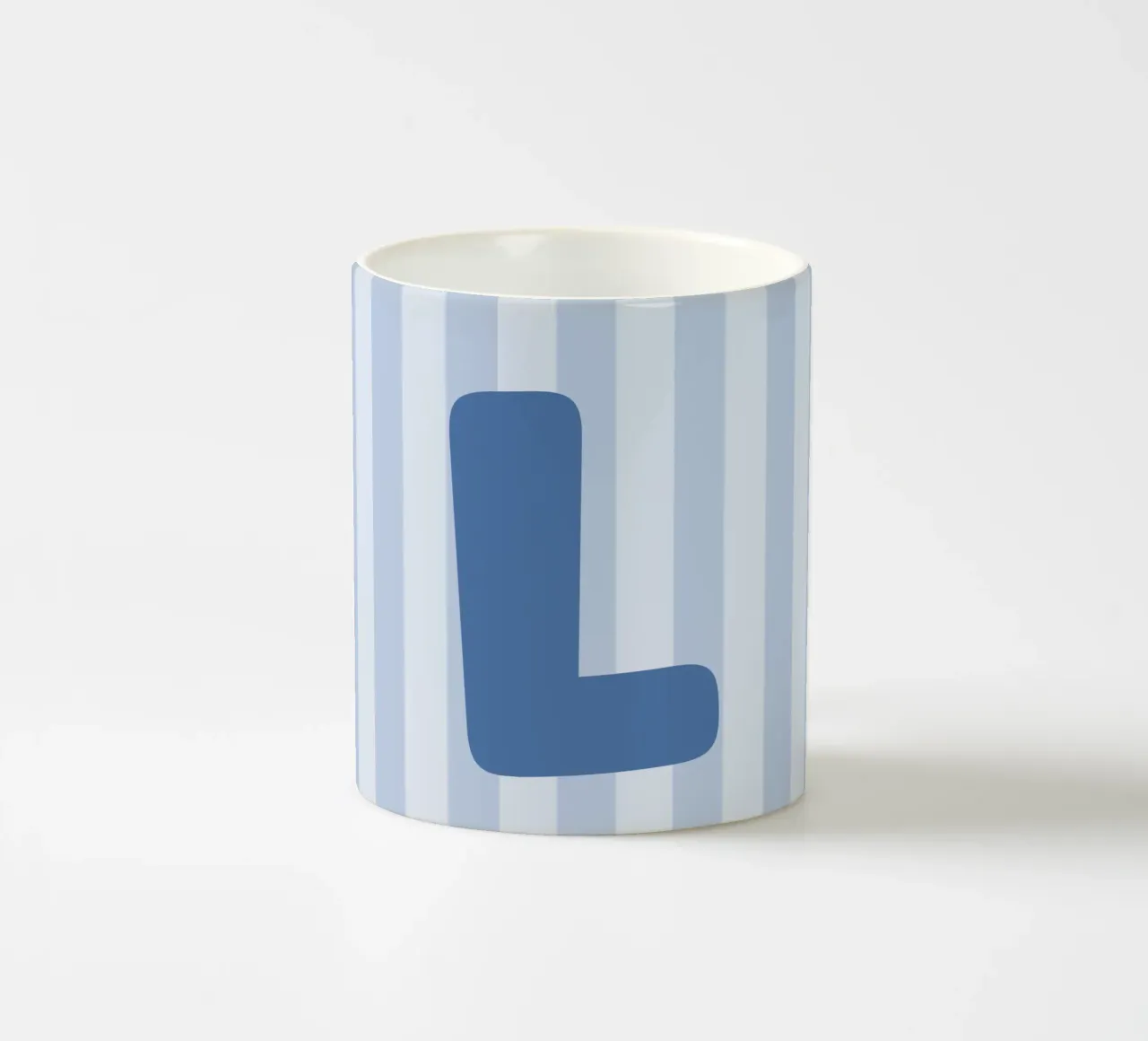Initials blue tazza in ceramica da we line studio - design