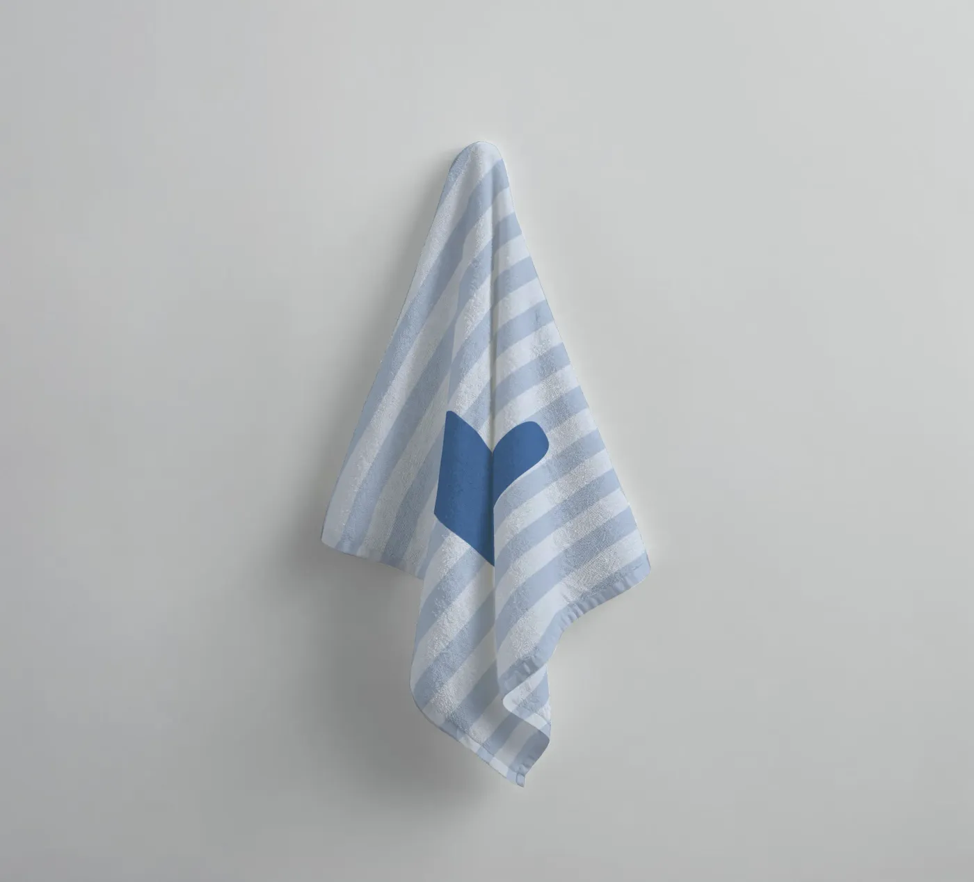 Initials blue towel by we line studio - design