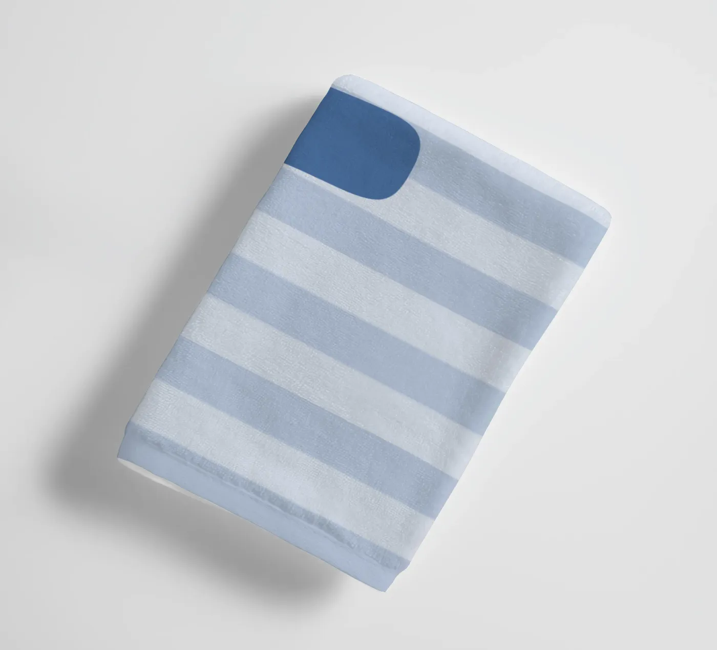 Initials blue towel by we line studio - design