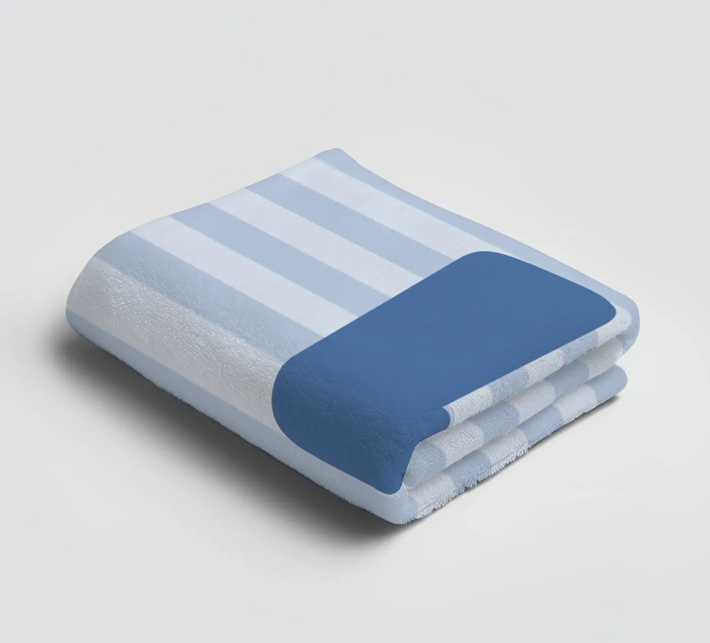 Initials blue towel by we line studio - design