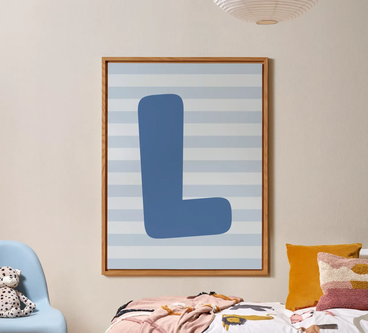 Initials blue forex plate by we line studio - design