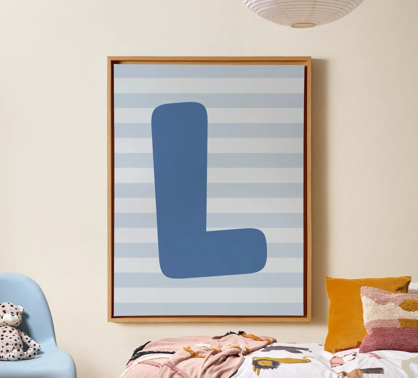 Initials blue tela da we line studio - design