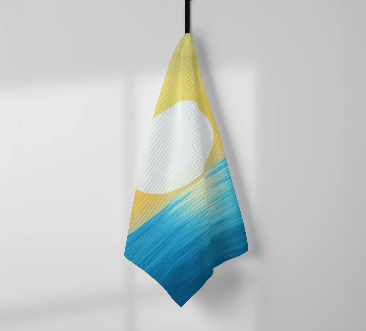 Sole bianco su mare turchese canovaccio da cucina da Affiches Soleil & Déco Lumineuse – Sunny
