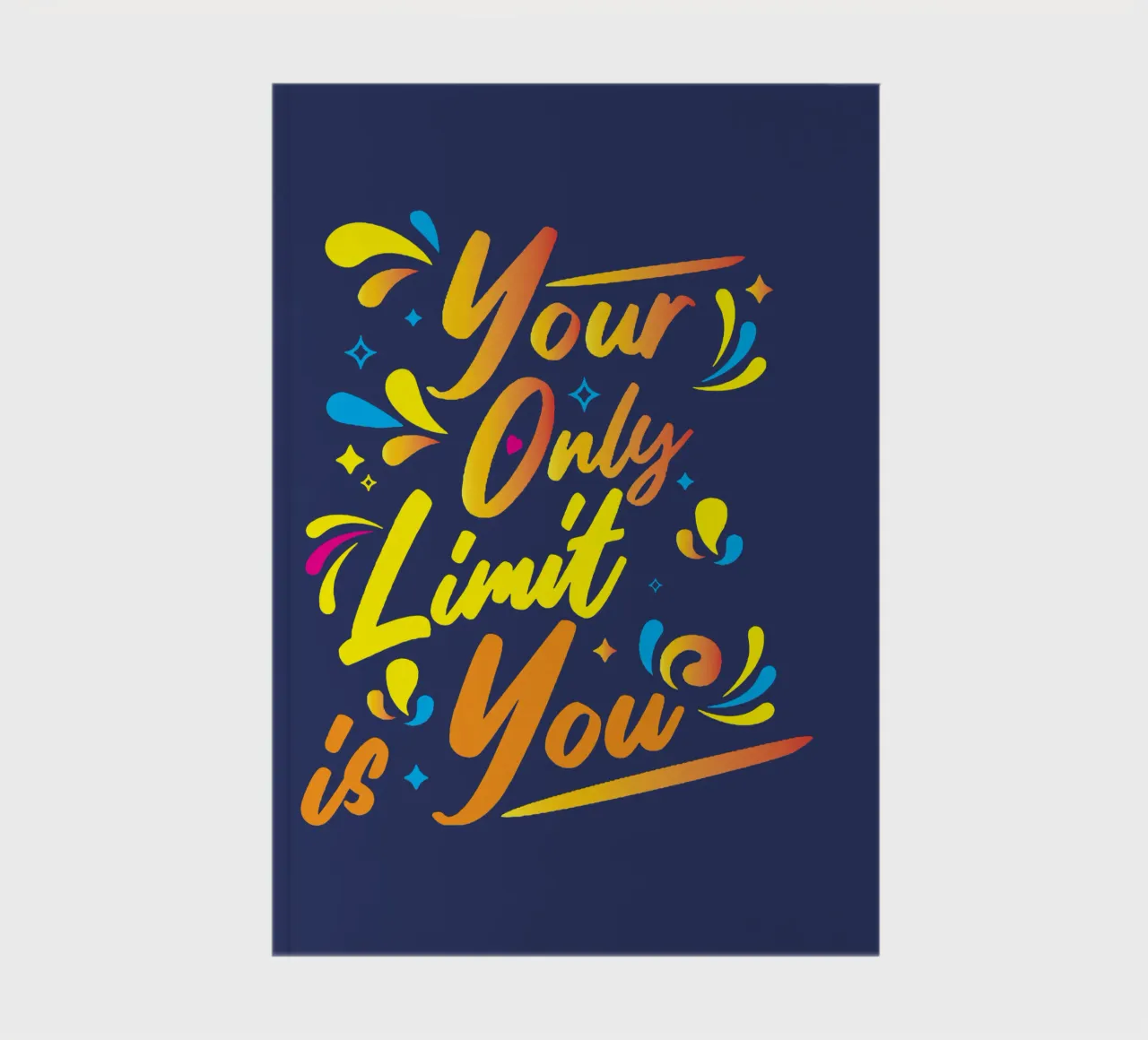 Your Only Limit is You notebook by Gunawan Rb