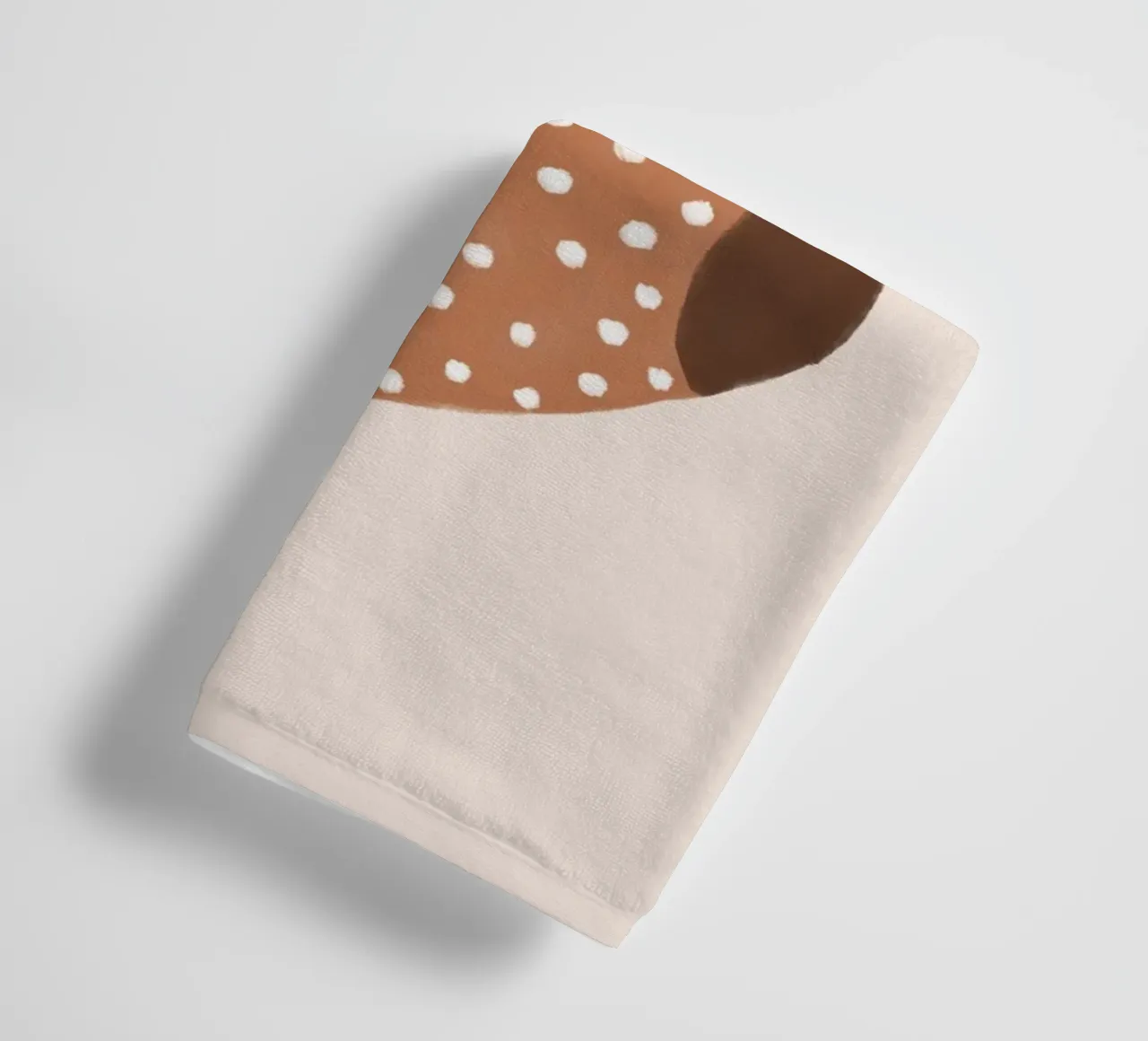 Blush Xmas Stocking towel by Orara Studio