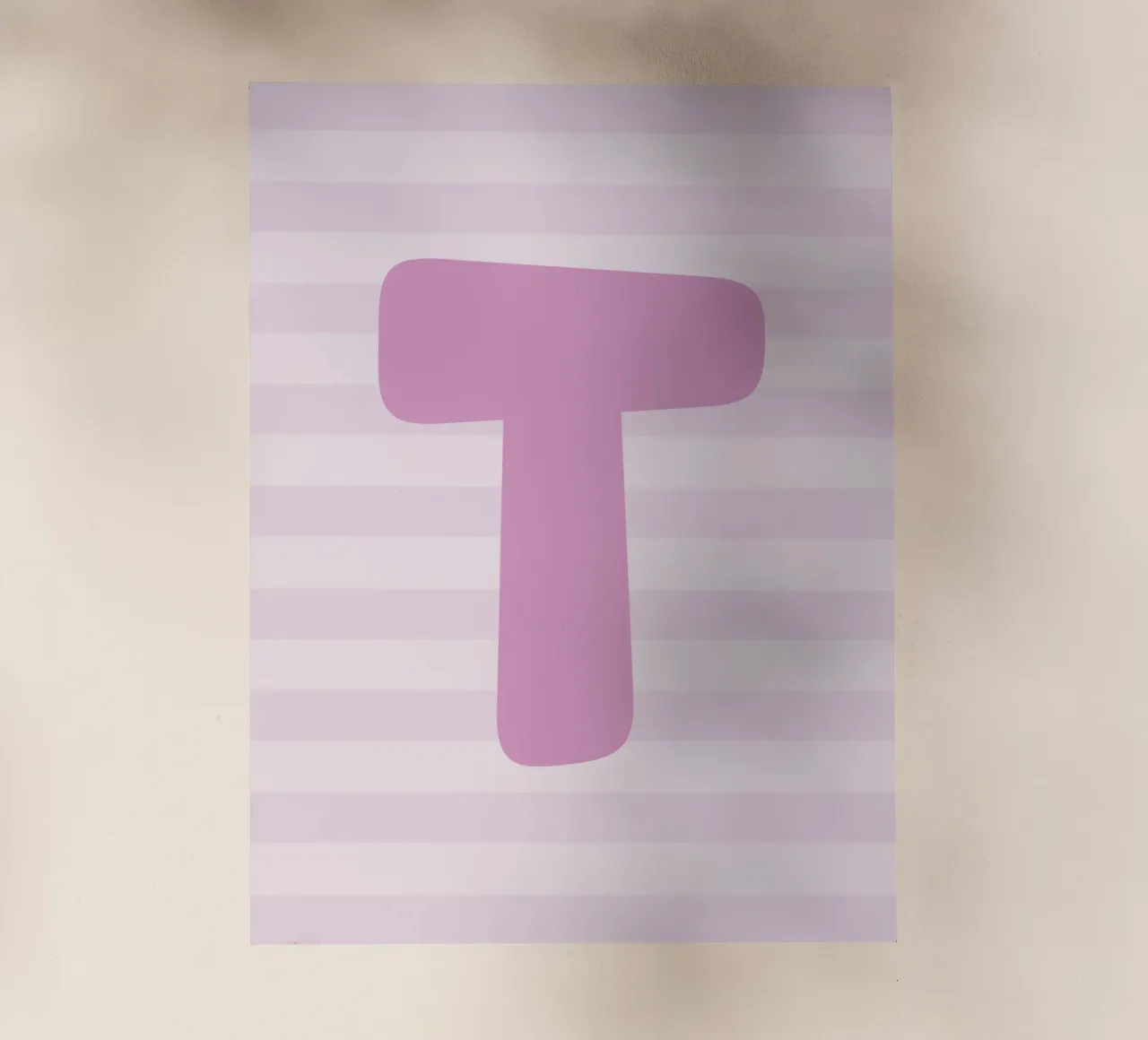 Initials pink pellicola backlit da we line studio - design