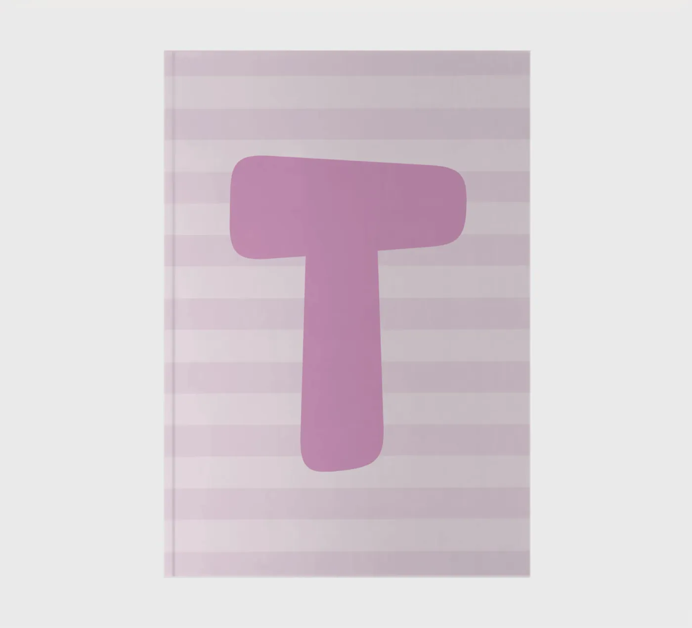 Initials pink notebook by we line studio - design