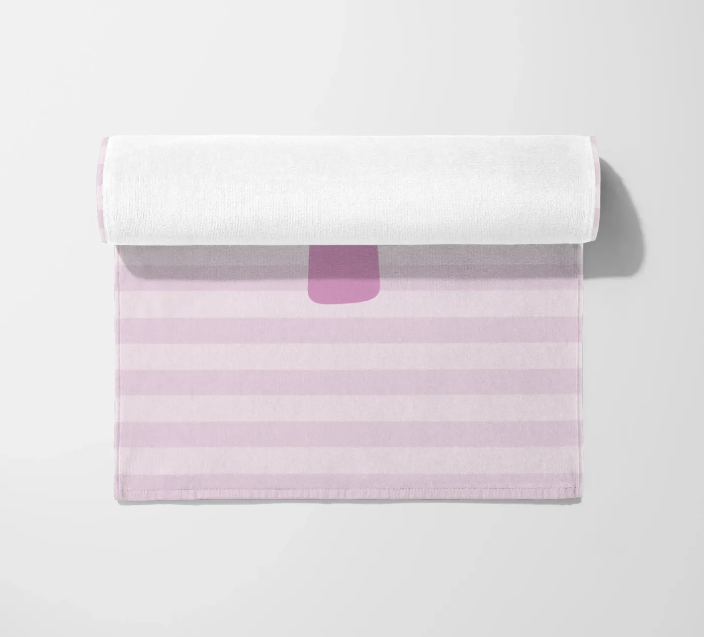 Initials pink telo mare da we line studio - design