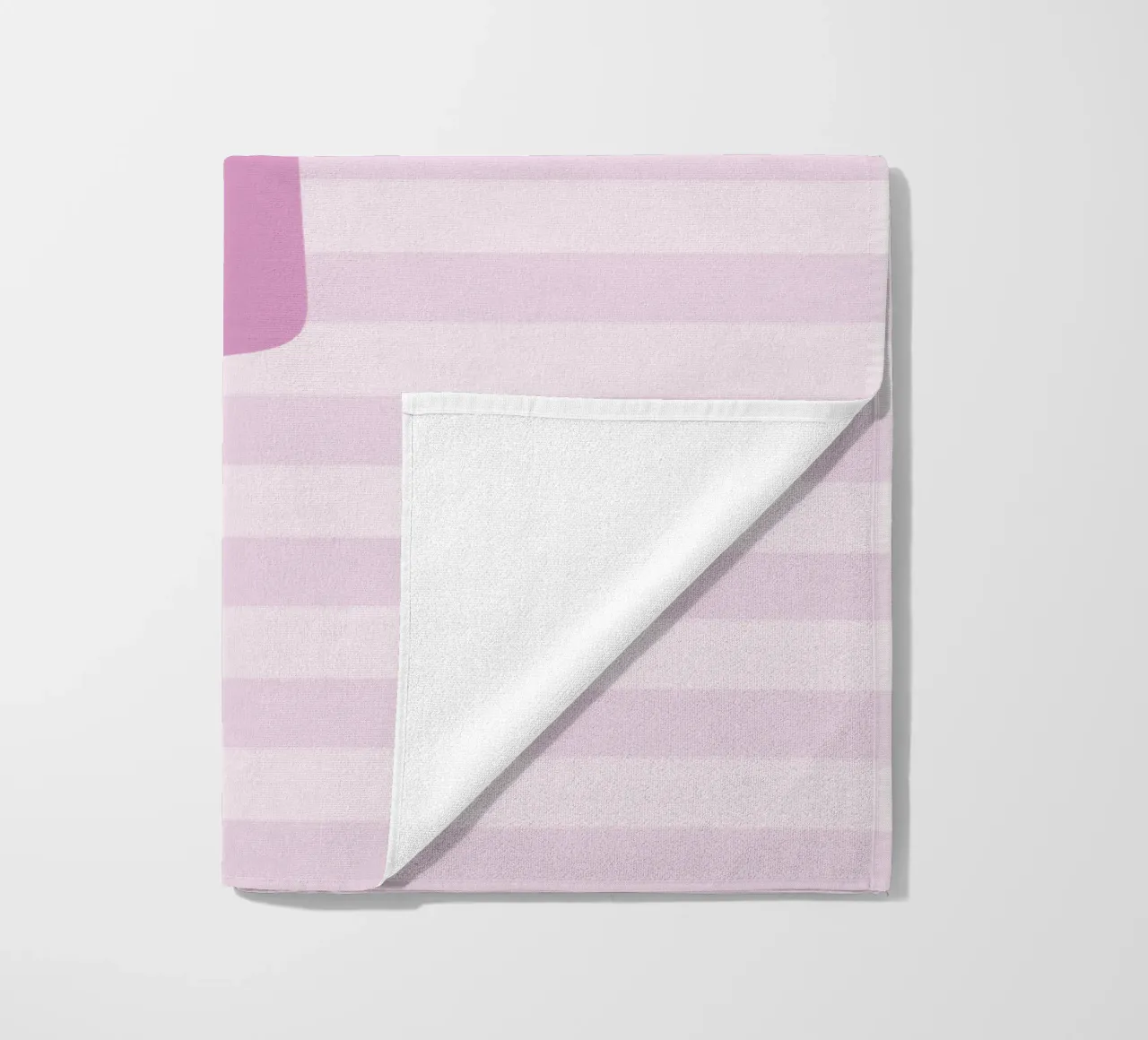 Initials pink telo mare da we line studio - design