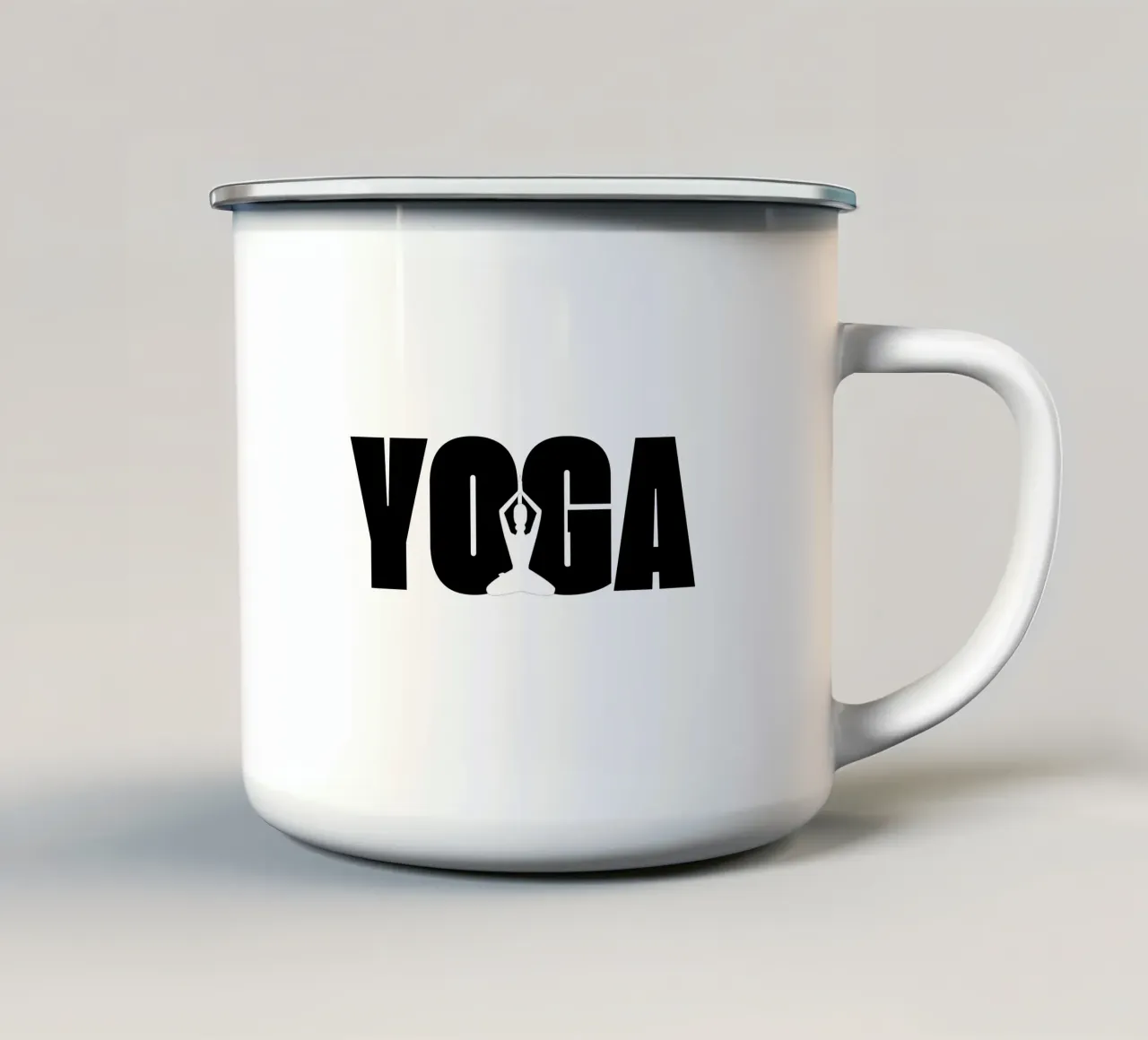 Yoga II tazza in smalto da ArtDesign by KBK