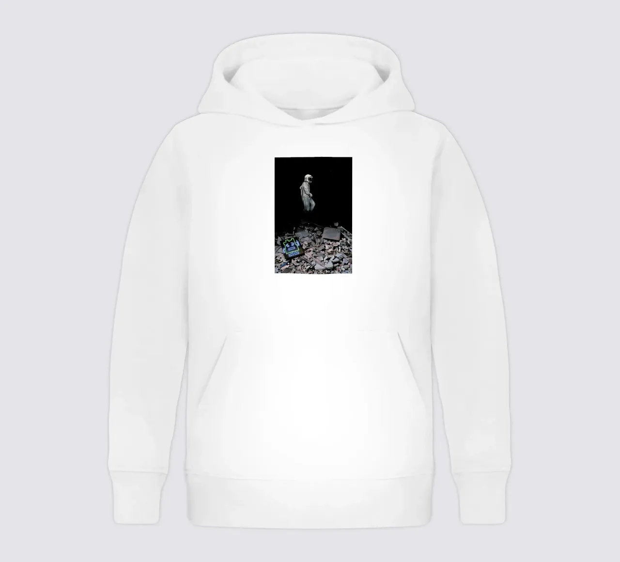 Moonhite kinder hoodie van Scott Listfield